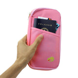 Travel Multifunction Bag Pouch Passport Id Credit Card Wallet Cash Holder Case