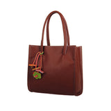 Fashion Girls Handbags Leather Shoulder Bag Candy Color Flowers Totes