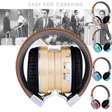 Bluetooth Headphones Over Ear Stereo Wireless Headset With Microphone Tf