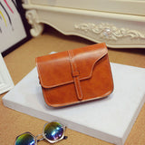 Women Girl Shoulder Bag Faux Leather Satchel Crossbody Tote Handbag