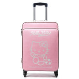 Travel Tale Fashion Lovely Cat 16/20/24 Inch100% Pu High Quality Rolling Luggage Spinner Brand