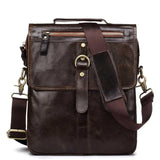 Kavis 100% Cowhide Genuine Leather Original Messenger Bag Men Shoulder Crossbody Handbag Bolsas Sac