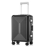 Letrend 100% Aluminum-Magnesium Alloy Rolling Luggage Spinner Suitcases Wheel 20 Inch Men