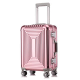 Letrend 100% Aluminum-Magnesium Alloy Rolling Luggage Spinner Suitcases Wheel 20 Inch Men