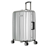 Lacquer Travel Luggage Airplane Suitcase Aluminum Alloy Rolling Business Trolley Luggage 20" 24"