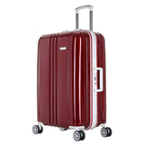 Lacquer Travel Luggage Airplane Suitcase Aluminum Alloy Rolling Business Trolley Luggage 20" 24"