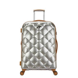 Travel Tale Fashion 3D Grid 20/24/29 Inch Size Abs+Pc Rolling Luggage Spinner Brand Travel Suitcase