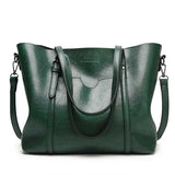 Acelure Women Bag Oil Wax Women'S Leather Handbags Luxury Lady Hand Bags With Purse Pocket Women