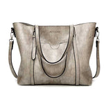 Acelure Women Bag Oil Wax Women'S Leather Handbags Luxury Lady Hand Bags With Purse Pocket Women