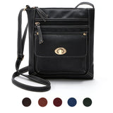Womens Leather Satchel Cross Body Shoulder Messenger Bag