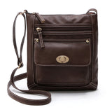 Womens Leather Satchel Cross Body Shoulder Messenger Bag