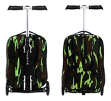 Backpack With Skateboard,Suitcase With Wheels,Rolling Travel Luggage ,Scooter With Bag,Portable