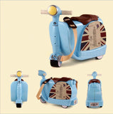 New Trolley Suitcases Travel Bag Suitable For Student Girl Boy Baby Ride Trunk Cartoon Cute