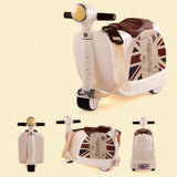 New Trolley Suitcases Travel Bag Suitable For Student Girl Boy Baby Ride Trunk Cartoon Cute