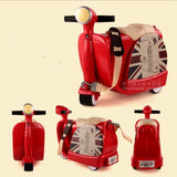 New Trolley Suitcases Travel Bag Suitable For Student Girl Boy Baby Ride Trunk Cartoon Cute