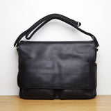Lanspace Men'S Leather Messenger Bag Cross Body Bag New Design Shoulder Bags Leather Bag Leisure