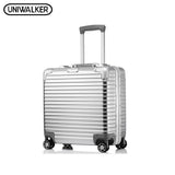 Uniwalker 18' Inchs Unisex Abs+Pc Rolling Luggage Scratch Resistant Travel Trolley Hardside Luggage
