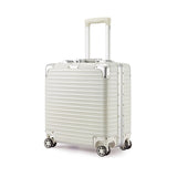 Uniwalker 18' Inchs Unisex Abs+Pc Rolling Luggage Scratch Resistant Travel Trolley Hardside Luggage