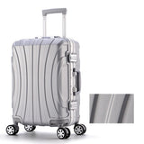 Aluminum Frame Luggage Bag Set,New Travel Suitcase With Spinner Rolling,Trolley Case Carry-On