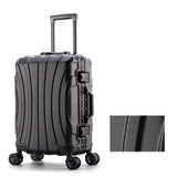 Aluminum Frame Luggage Bag Set,New Travel Suitcase With Spinner Rolling,Trolley Case Carry-On