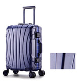 Aluminum Frame Luggage Bag Set,New Travel Suitcase With Spinner Rolling,Trolley Case Carry-On