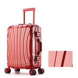Aluminum Frame Luggage Bag Set,New Travel Suitcase With Spinner Rolling,Trolley Case Carry-On
