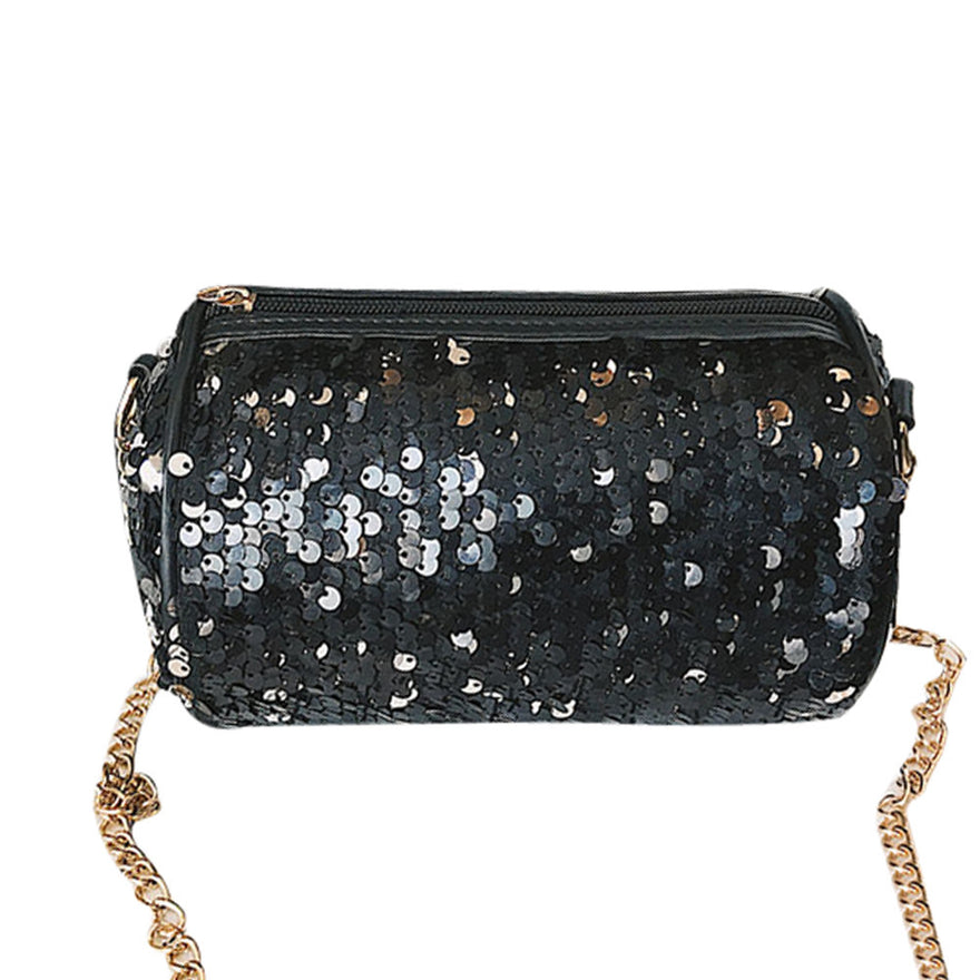 Fashion Women Sequins Leather Crossbody Bag Coin Bag Phone Bag Shoulder Bag
