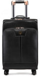 Letrend Luxury Man Rolling Luggage Spinner 16 Inch Business Cabin Trolley Pu Leather Trunk Women