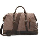 Letrend Retro Men'S Travel Bag Handbag Vintage Shoulder Bags Canvas Handbags High Capacity Hand
