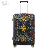 Travel Tale Hand Painted Retro Print 20/24/26Inch Size Abs+Pc Rolling Luggage Spinner Brand