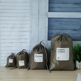 4Pcs Suitcase Organizer Luggage Organizer Foldable Travel Storage Bag High Capacity Clothes Tidy