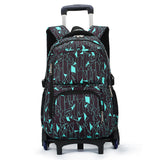 Removable Children School Bags Teenager Boys Girls 3 Wheels Stairs Kids Trolley Schoolbag Luggage