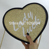 2018 New Arrival Sequined Heart Lady Piano Bag  Women Shoulder Bags Crossbody Bags Lolita Style