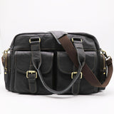 Brand Go-Luck Classic Style Design Genuine Leather Travel Bag Duffle Handbag Cowhide Shoulder Bag