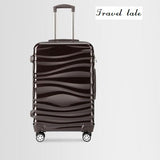 Travel Tale Personality Water Ripple 20"/24"/28" Pc Suitcase Carry On Spinner Wheel Travel Luggage