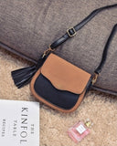 Free Shipping, 2018 New Trend Women Handbags, Retro Simple Flap, Fashion Shoulder Bag, Tassel