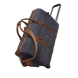 Canvas Leather Men Travel Bags Carry On Luggage Bags Men Duffel Bags Travel Tote Large Weekend