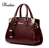 Women Genuine Patent Leather Handbags Luxury Shoulder Crossbody Bag Handbag Designer Purse