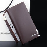Baellerry Men Wallets Classic Long Style Card Holder Male Purse Quality Zipper Large Capacity Big