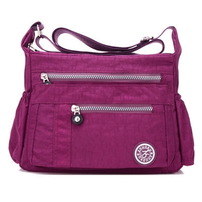 Locò Small Shoulder Bag With Jewel Logo for Woman in Water Lilac
