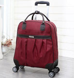 Wheeled Trolley Bag Travel Luggage Bag Carry On Rolling Luggage Bag Travel Boarding Bag With