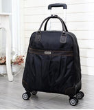Wheeled Trolley Bag Travel Luggage Bag Carry On Rolling Luggage Bag Travel Boarding Bag With