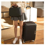 Women Travel Luggage Set Trolley Suitcase Cosmetic Suitcase Rolling Bags  On Wheels  Women