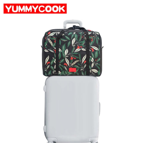 Foldable Printed Storage Bags Organizer Portable Big Capacity Travel Box Wholesale Bulk Lots