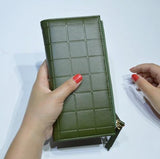 Lee Princess Wallet For Girls Phone With Double Zipper Coin Purse Holders Money Bag Ladies Purse