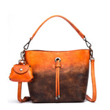 2018 Esufeir Cow Leather Women Handbag Vintage Design Brand Bag Women Shoulder Bag Leather High