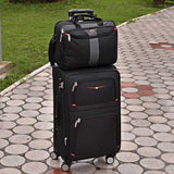 Letrend Business Rolling Luggage Spinner Set Travel Bag Trolley Men Oxford 20 Inch Student Carry On