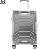 Wenjie Brother 20Inch Aluminium Frame Rolling Luggage Trolley Travel Case Universal Wheel