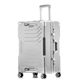 Wenjie Brother 20Inch Aluminium Frame Rolling Luggage Trolley Travel Case Universal Wheel