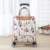 Women Rolling Luggage Bag, Cabin Travel Suitcase,Lightweight Trolley Case,Fashion Carry-Ons